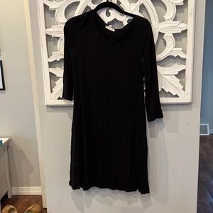 Black t shirt dress